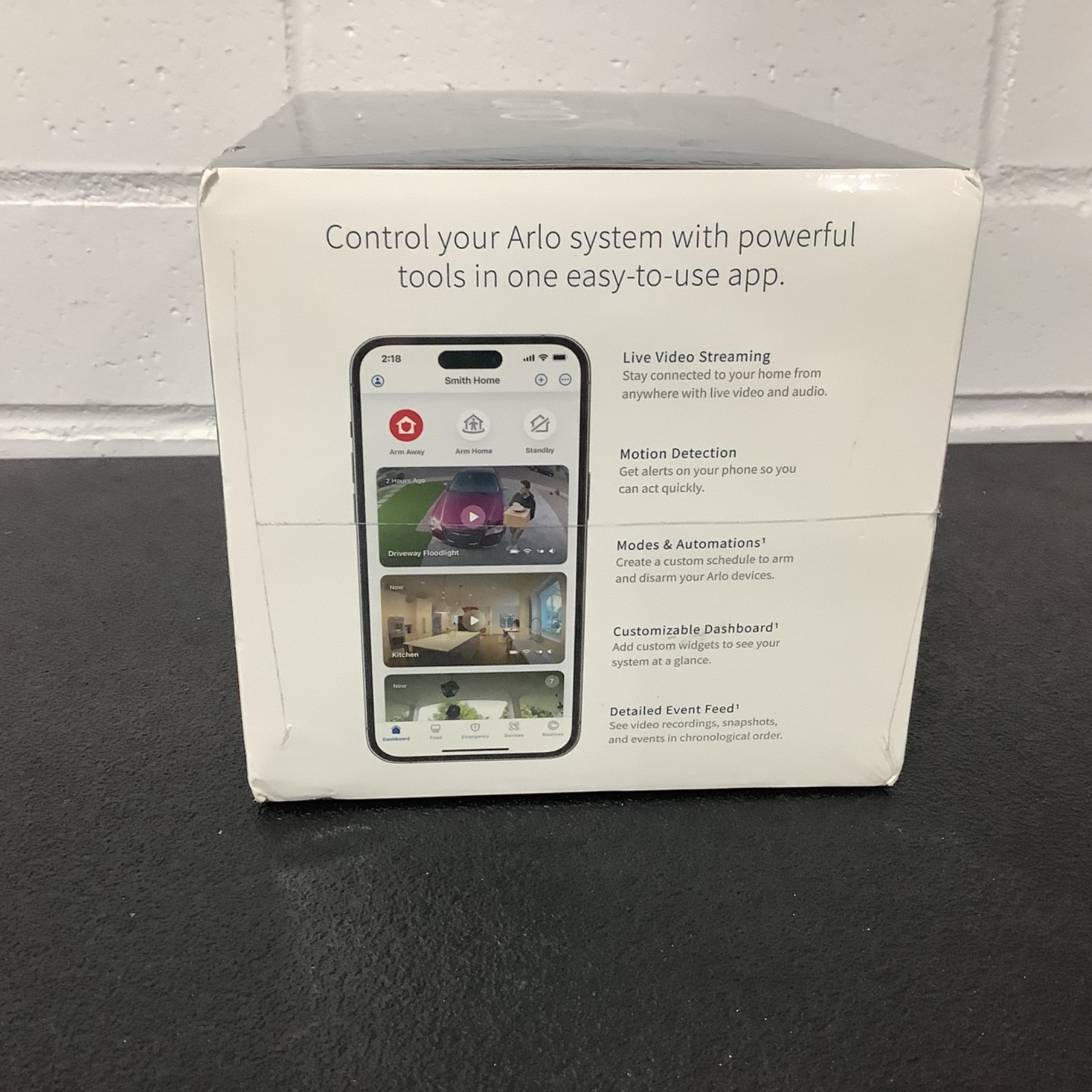 Arlo Pro 5S 2K 3 Wire-Free Spotlight Security Cameras – New Sealed – Black