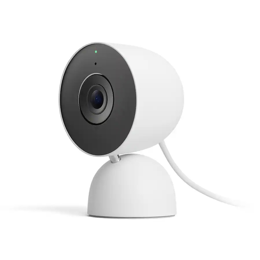 Google Nest Cam Indoor (Wired, 2nd Gen) Security Camera 1080p HDR Snow Excellent
