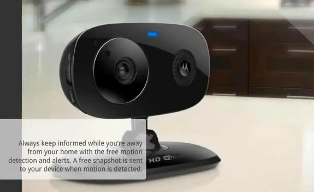 2X Motorola Focus66 Wifi HD Home Baby Monitoring Security Camera with Hubble