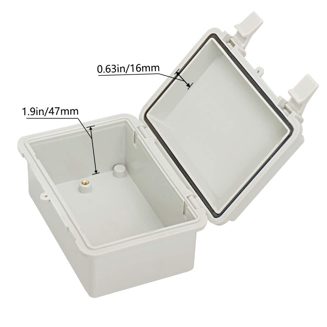 Zulkit IP65 Waterproof ABS Plastic 5.9" x 3.9" x 2.8", Grey