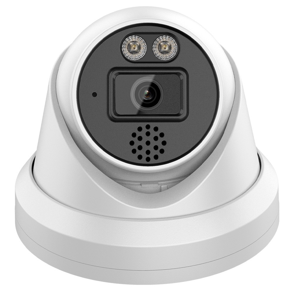 Vikylin 16CH 16POE NVR 4K 8MP Full Color Turret IP Camera POE 2 Way Audio Lot