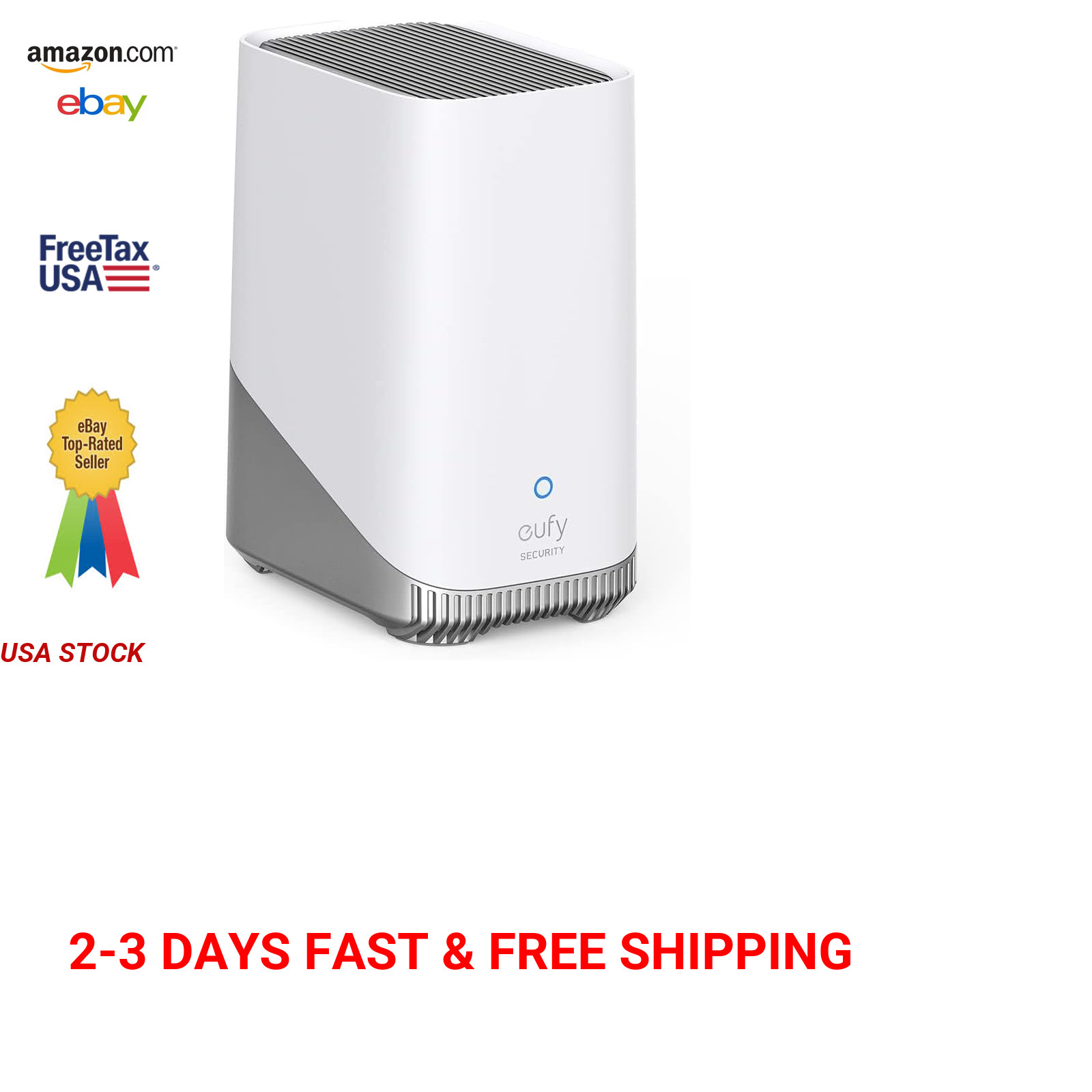 Eufy Security HomeBase 3 Smart Hub with 16 TB Expandable Storage AI Facial