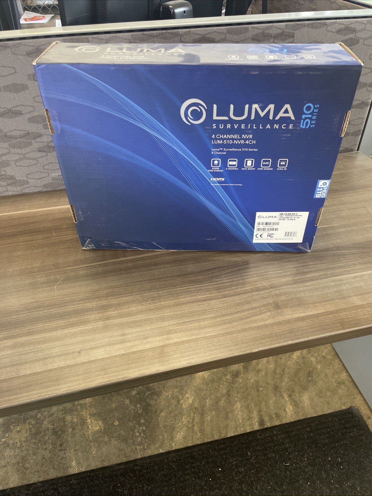 Luma LUM-510-NVR-4CH 4 Channel 1TB HDD NVR 510 Series – OB (NEEDS DEFAULT)