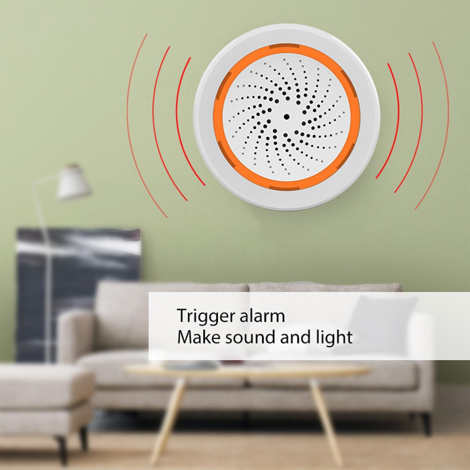 Zigbee Smart Siren Alarm: Wireless Alarm for Security & Automation, App Control,