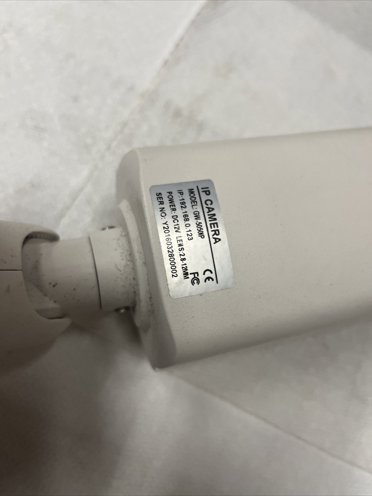 IP Camera Gw-5050IP Used Security