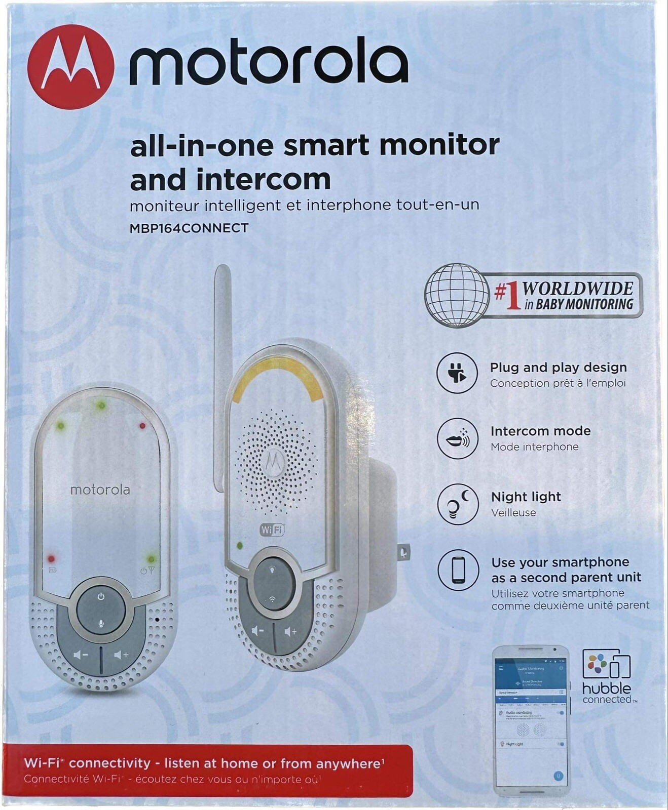 Motorola Wi-Fi Smart Monitor & Intercom MBP164CONNECT – NEW