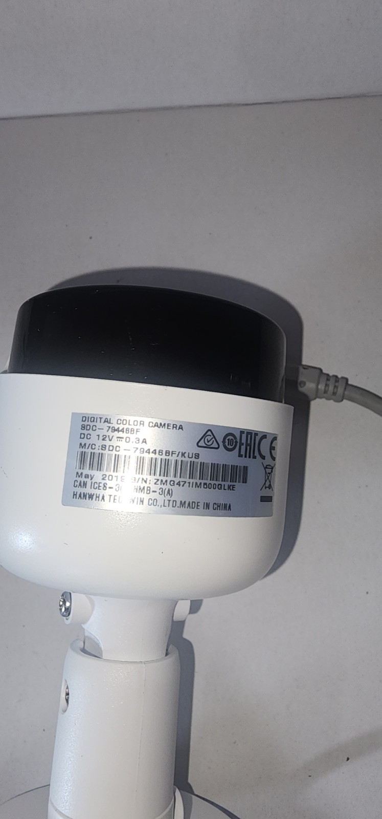 Wisenet SDH-B74086BF 8 Pack w/ 5 SDC-79446BF, 60ft Cables