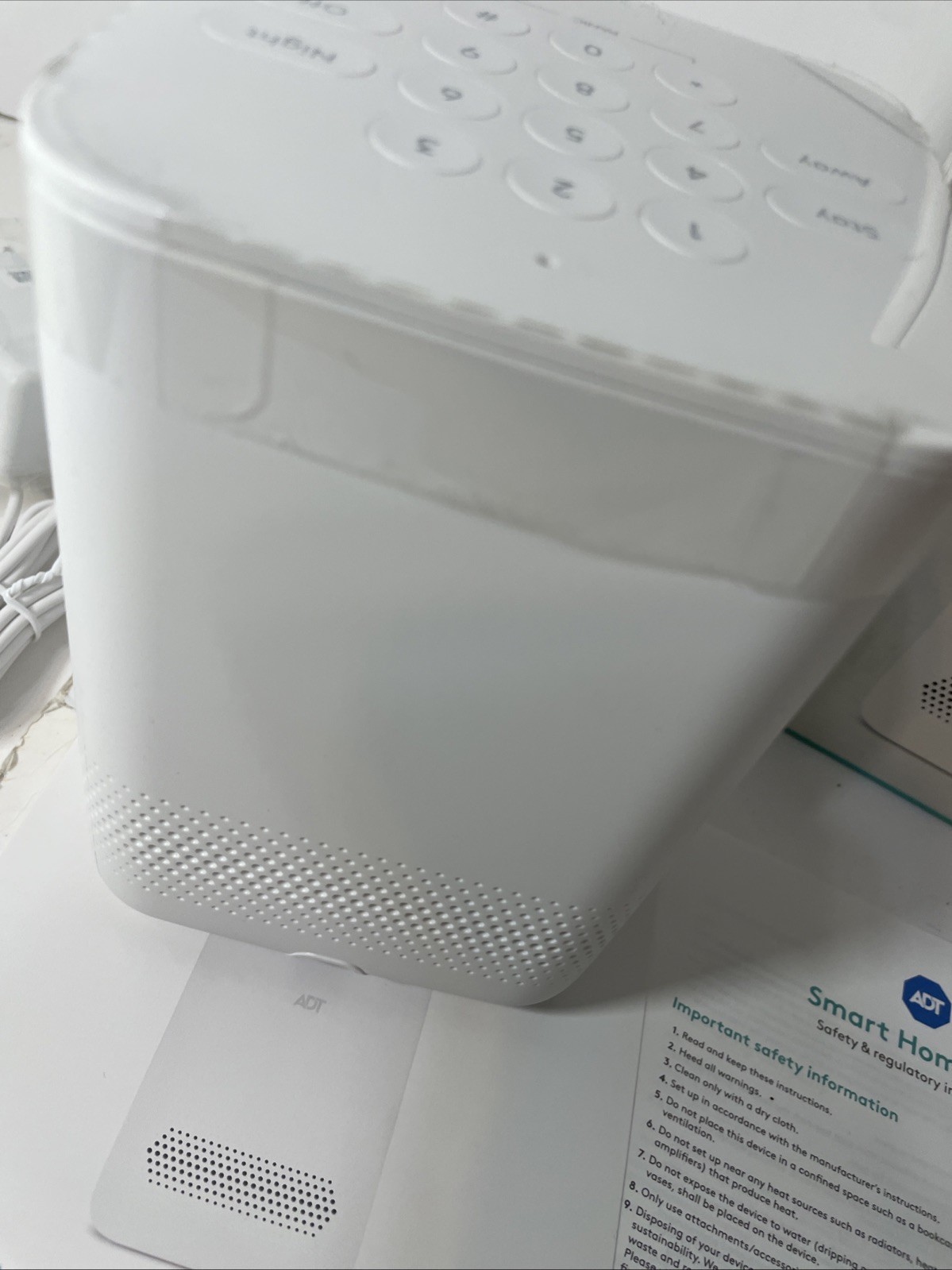 ADT Self Setup Smart Home Hub – White (S40LR1-01) New In Box NOS