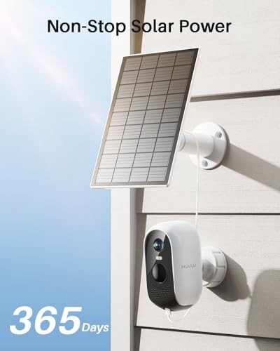 Add-on Solar Security Camera Wireless Outdoor, Requires Base Add-on Solar Cam