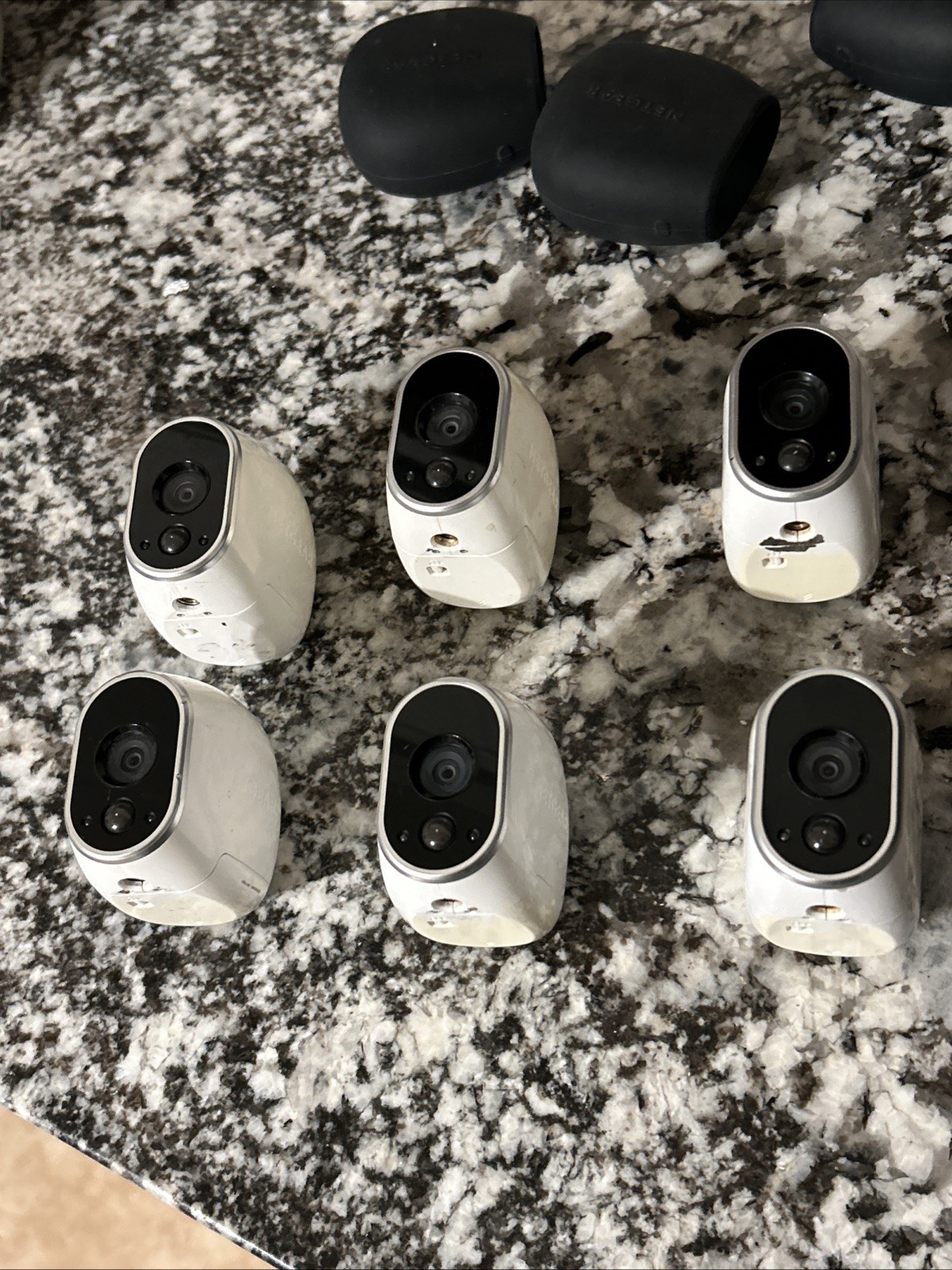 Netgear Arlo VMC3030 Add-on HD In/ Outdoor Security Cameras /UNTESTED /LOT 6 +