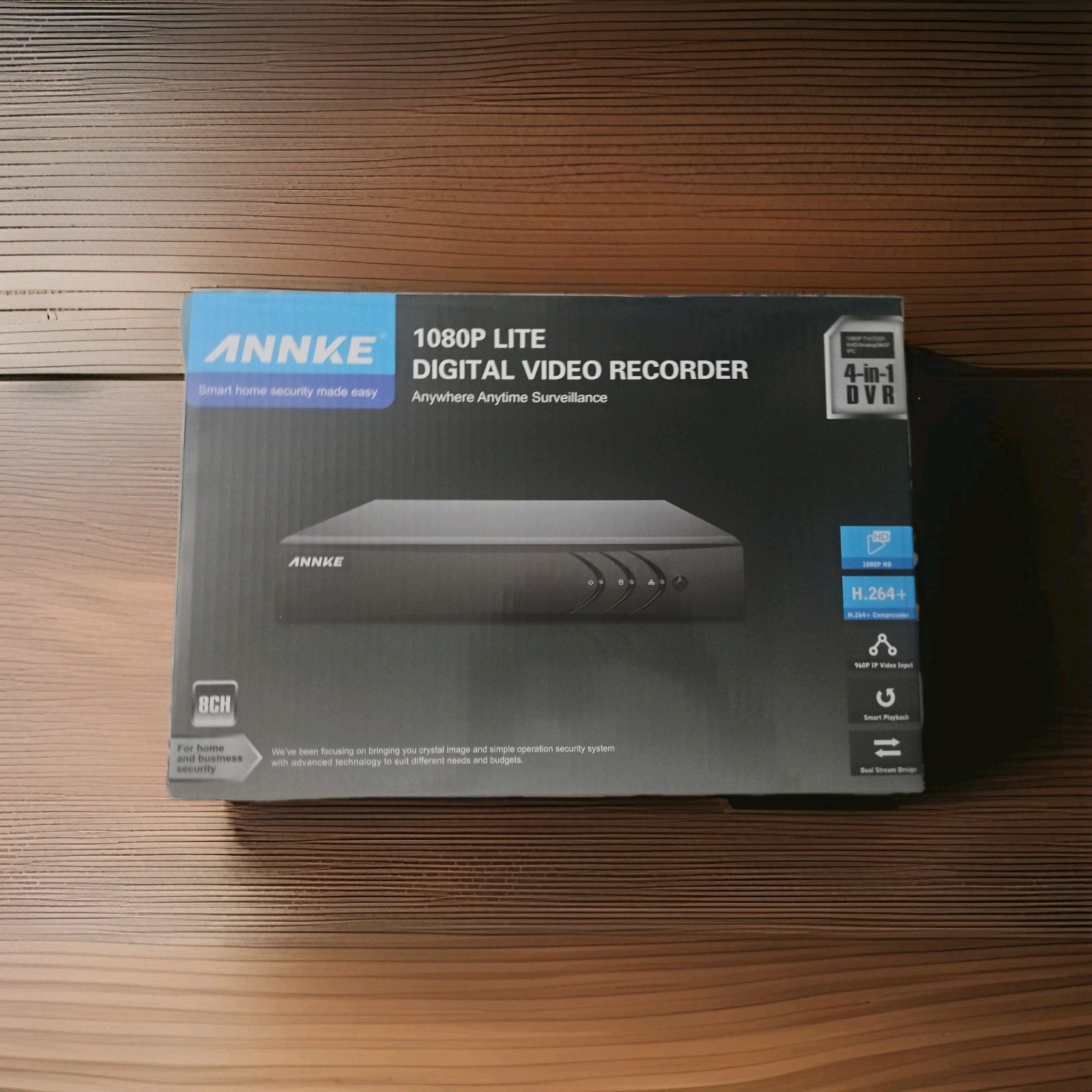 Brand New ANNKE 8CH H.264 DVR DN81R 1080P Security 4 Camera System
