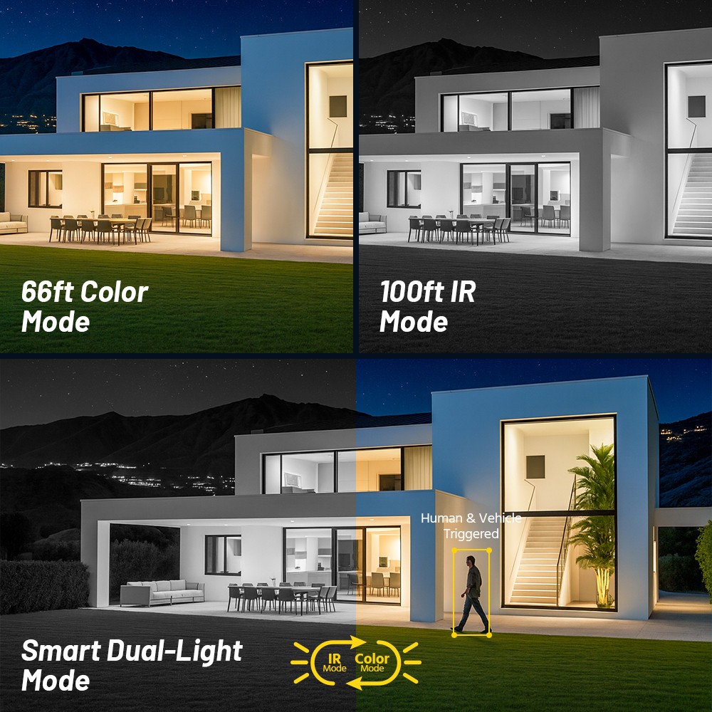ANNKE 3K Two Way Audio PoE Security Camera System 8CH NVR Outdoor AI Color Night