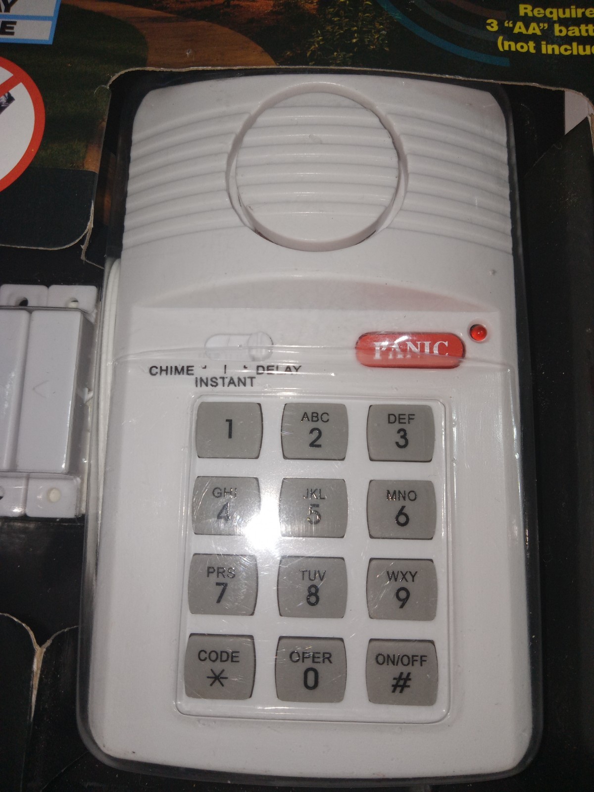 Secure Pro Keypad Alarm System Wireless 110db Alarm System With 3 Settings