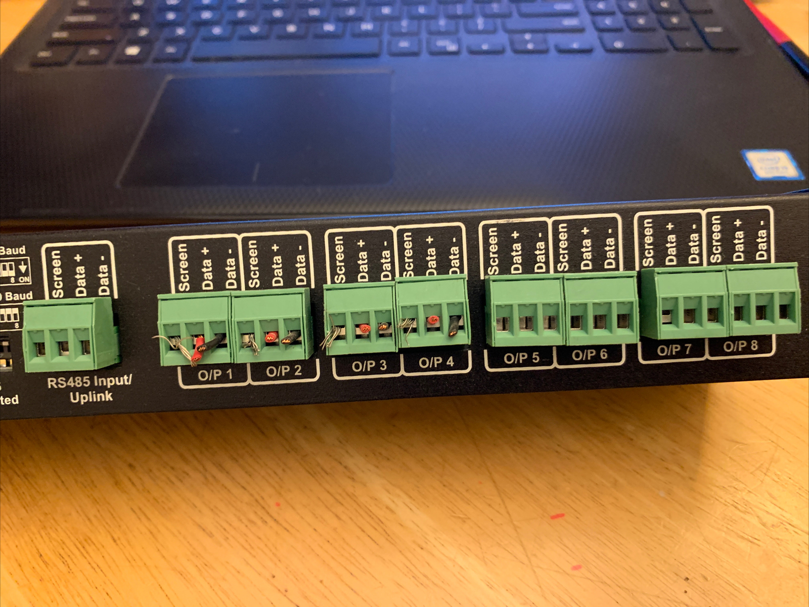 HONEYWELL HDCD8TP 8 PORT CODE BI-DIRECTIONAL DISTRIBUTION UNIT REV:D1 used test