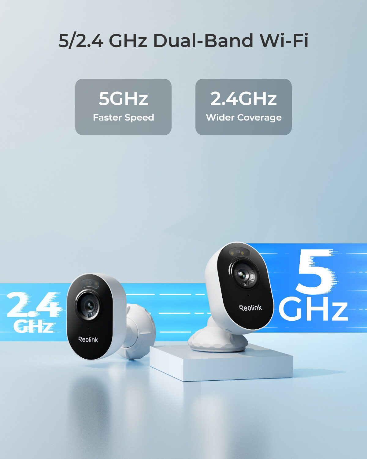 Reolink Hub with Lumus Spotlight WiFi Security Camera 2K Outdoor Smart Detection