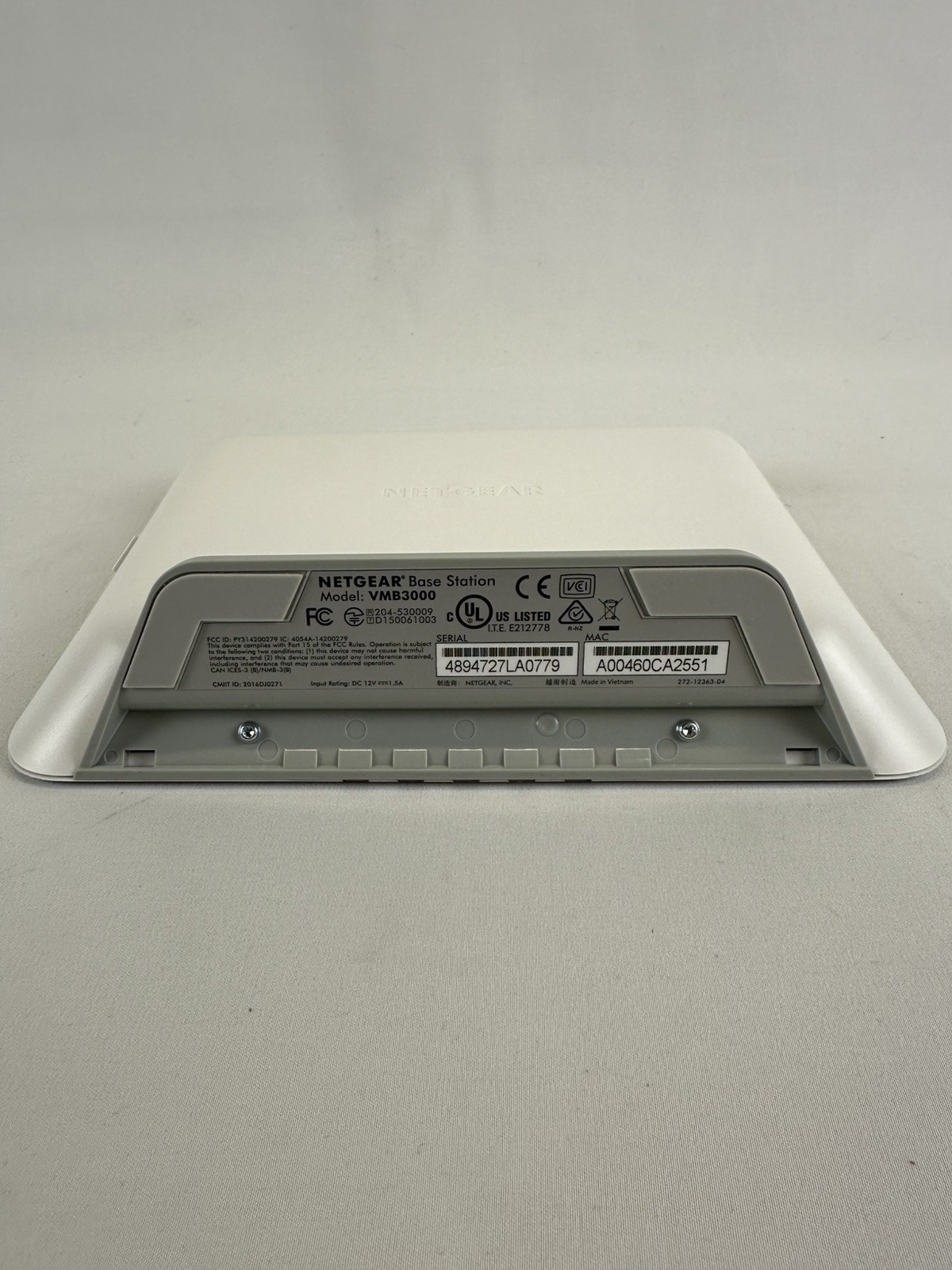 Netgear SecurityBaseStation Wireless Wi-Fi Router VMB3000 Hub UNIT ONLY FREE S/H
