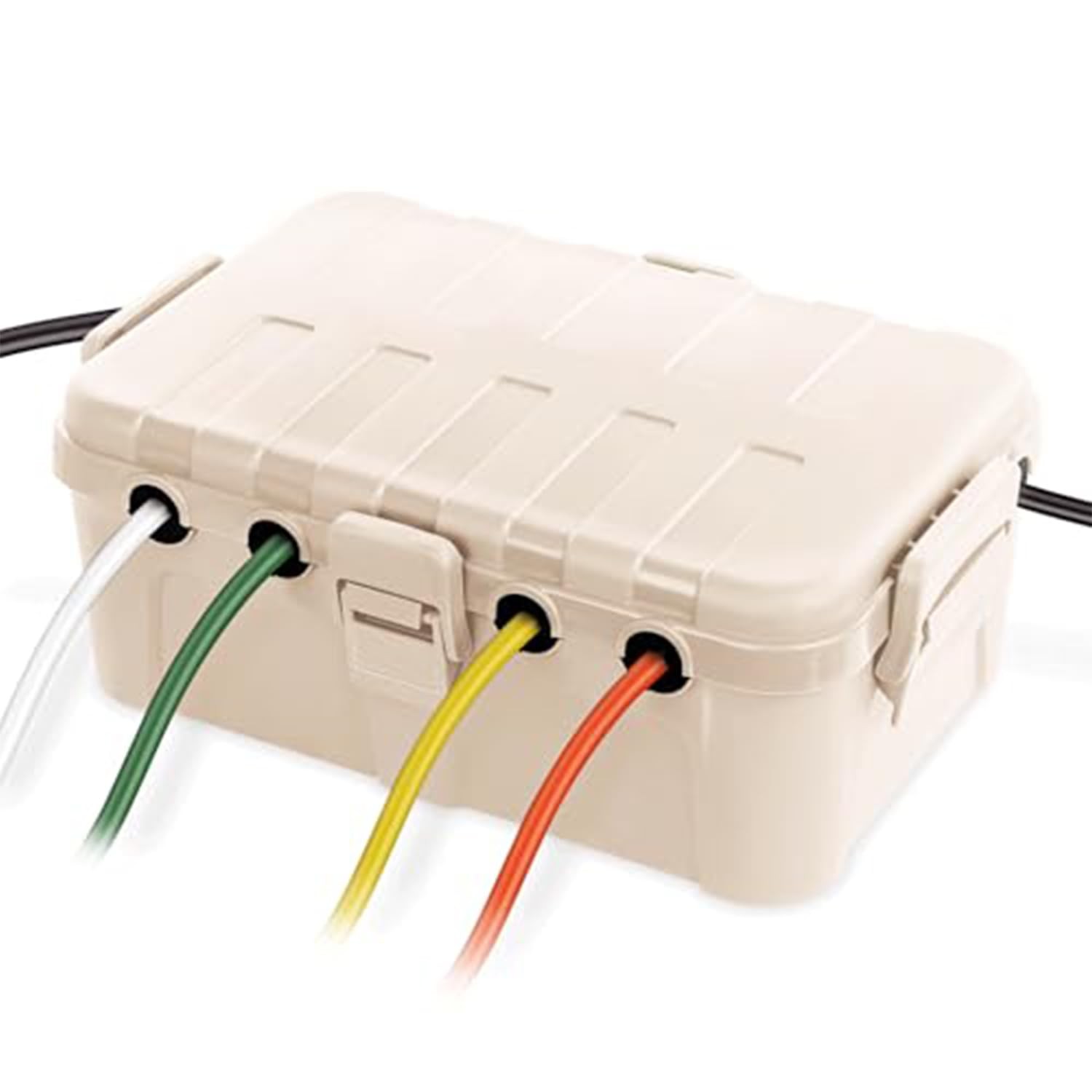 Flemoon Outdoor Electrical Box Waterproof, IP54 Waterproof Extension Almond
