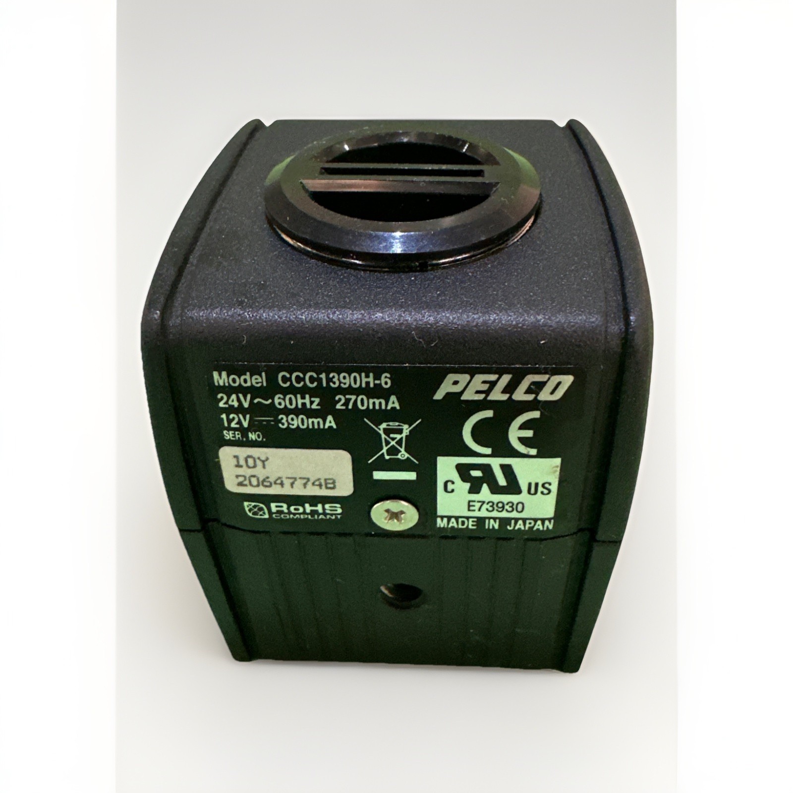 Pelco CCC1390H-6 Day/Night, WDR, CCD Compact Camera 24V 60Hz 270mA