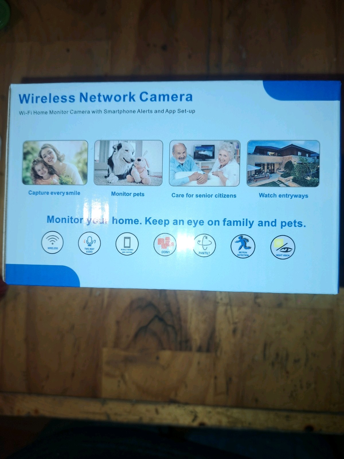 Wireless camera Mobile viewing control Motion detection Night vision