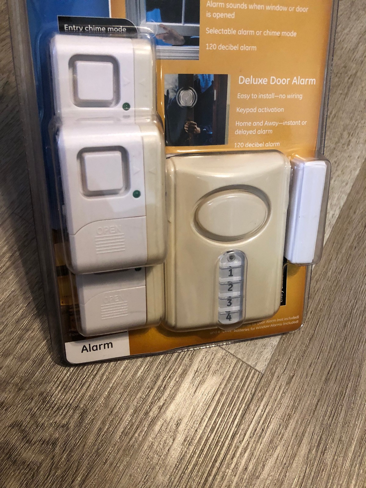 GE Personal Security Alarm Kit #51107 – Window or Door Alarm – New in Package