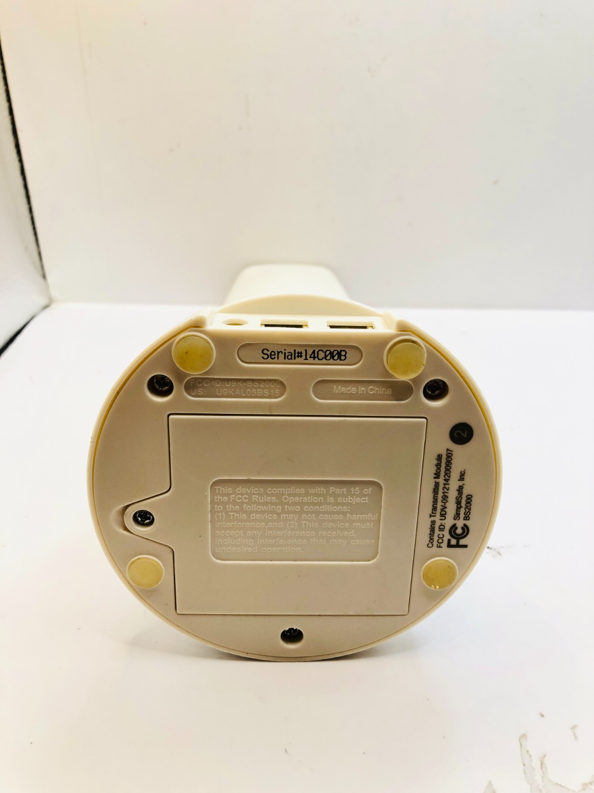 SimpliSafe 1st Generation Base Station BS2000 no/Power Adapter
