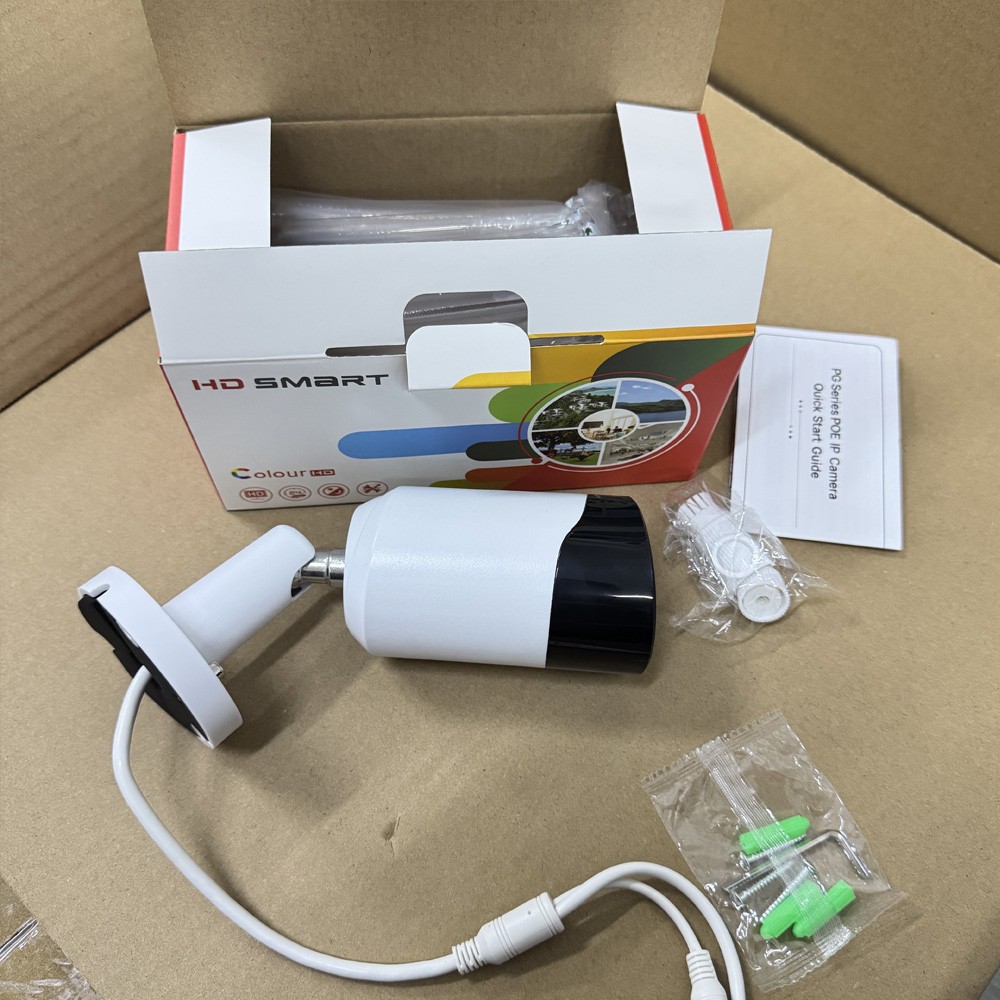 Vikylin 4K 16CH 16POE NVR CCTV System 8MP IP Camera Full Color Audio Outdoor Lot