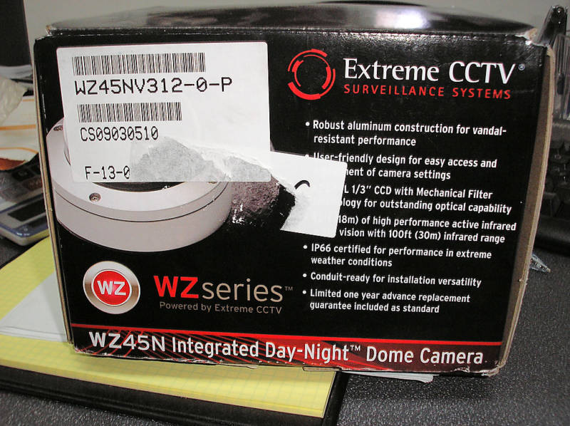 BOSCH WZ45NV312-0-P DAY/NIGHT DOME AUTO IRIS CCTV – NEW!