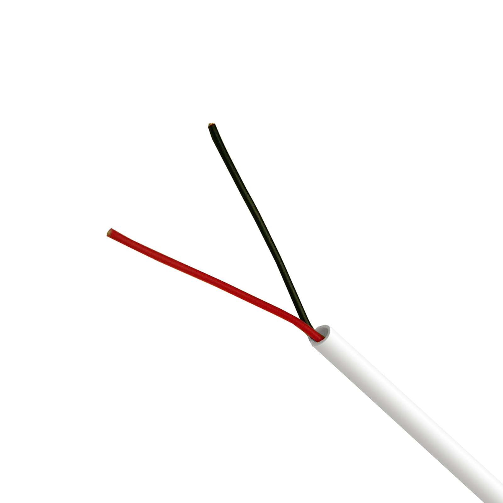 Security Wire Burglar Alarm 22/2 AWG Cable 500FT Solid White 500′ Speaker Cable