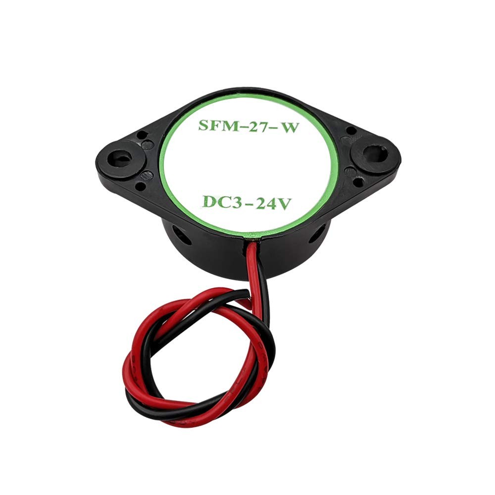 3PCS DC 3-24V 90dB Active Piezo Electronic Buzzer Beep Tone Alarm Ringer Cont…