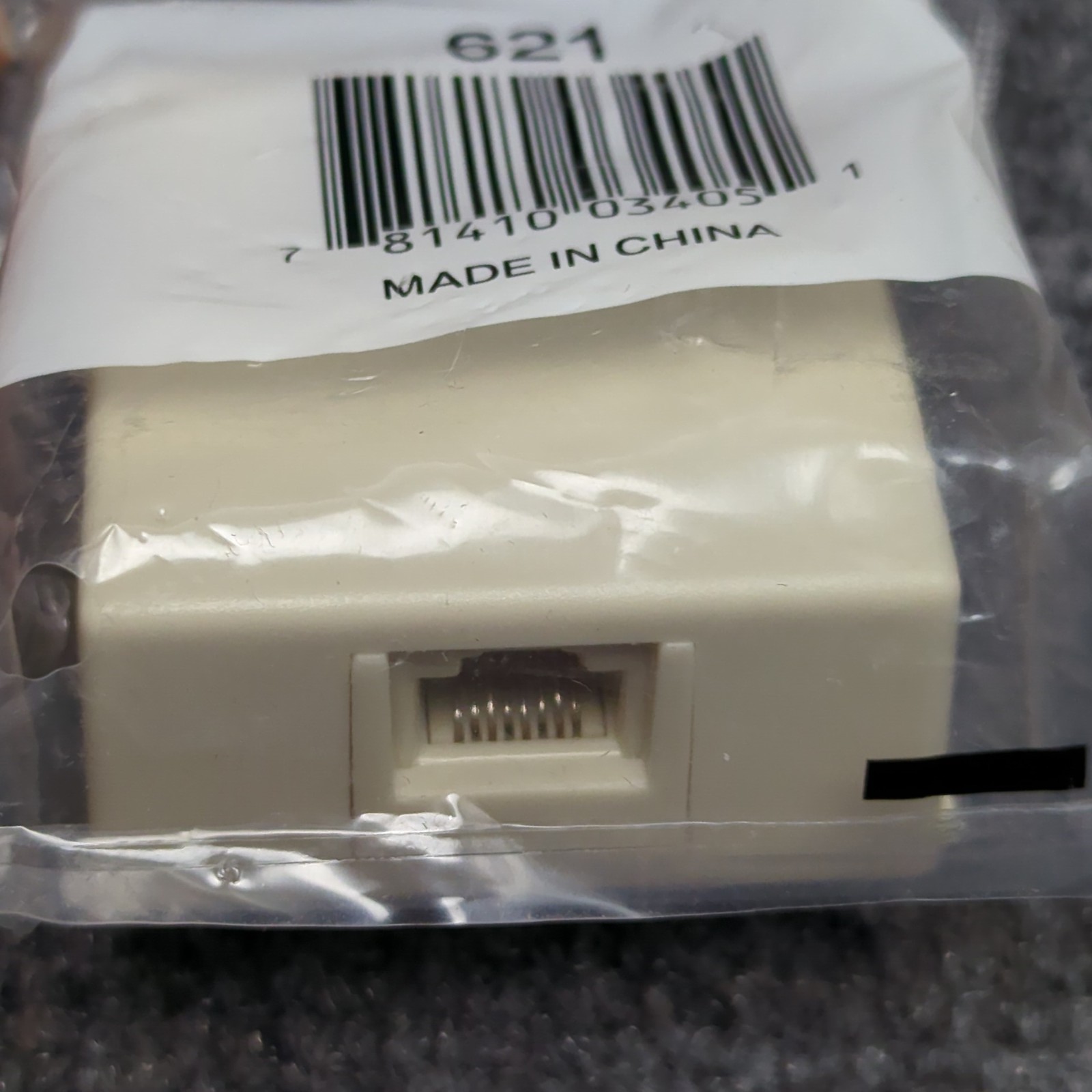 2x PC Honeywell Home Resideo 620 7′ Telco Con Cord + 621 RJ31X Telephone Jack