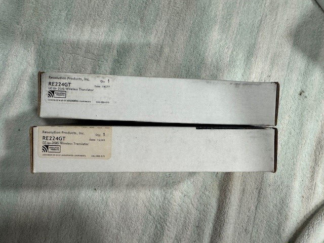 Resolution Products RE224GT GE to 2GIG Wireless Translator Lot of 2