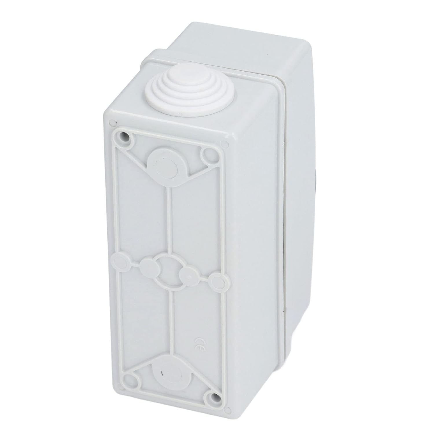 2 Way Breaker Box, Din Rail Box MCB Distribution Protection IP65 Gray