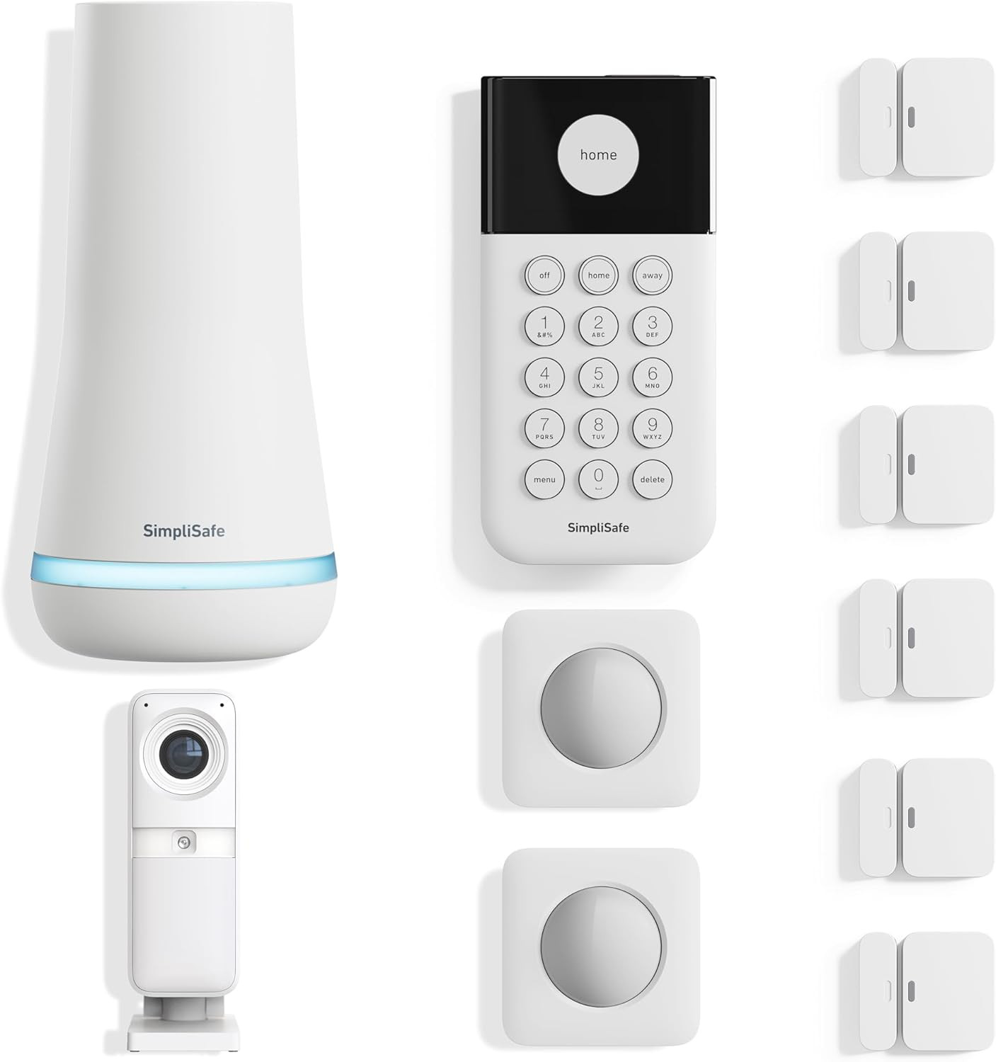 Simplisafe 11 Piece Wireless Home Security System Gen 3 with Wireless Indoor HD