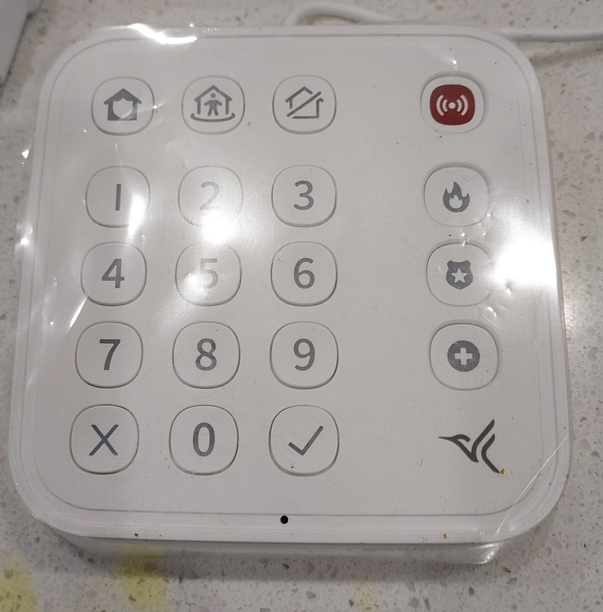 Arlo Keypad Sensor Hub SH1001 Home Security System Motion Siren Tested w/Charger