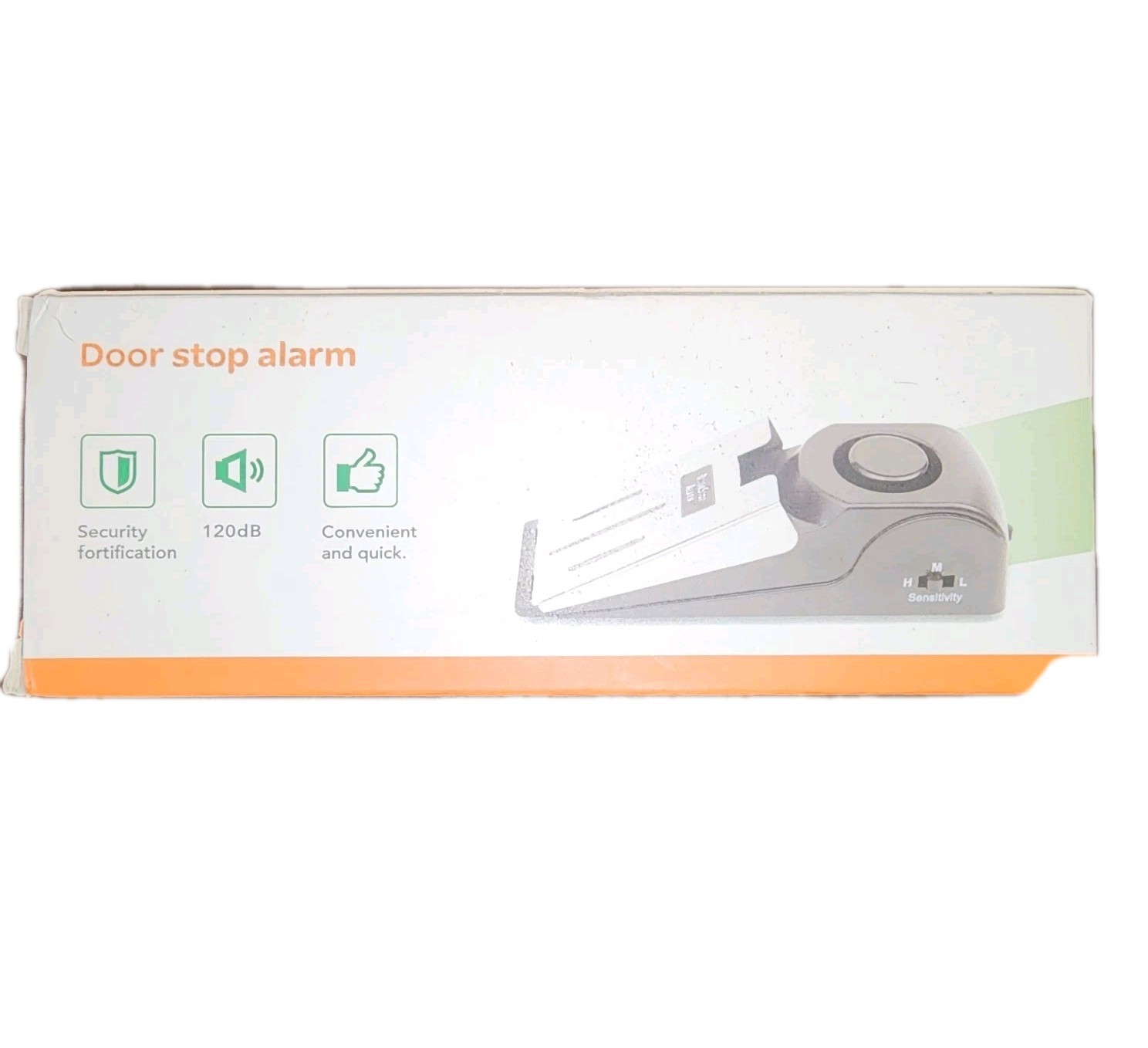 Door Stop Alarm, Door Stopper Security for Home Travel Apartment with 120DB