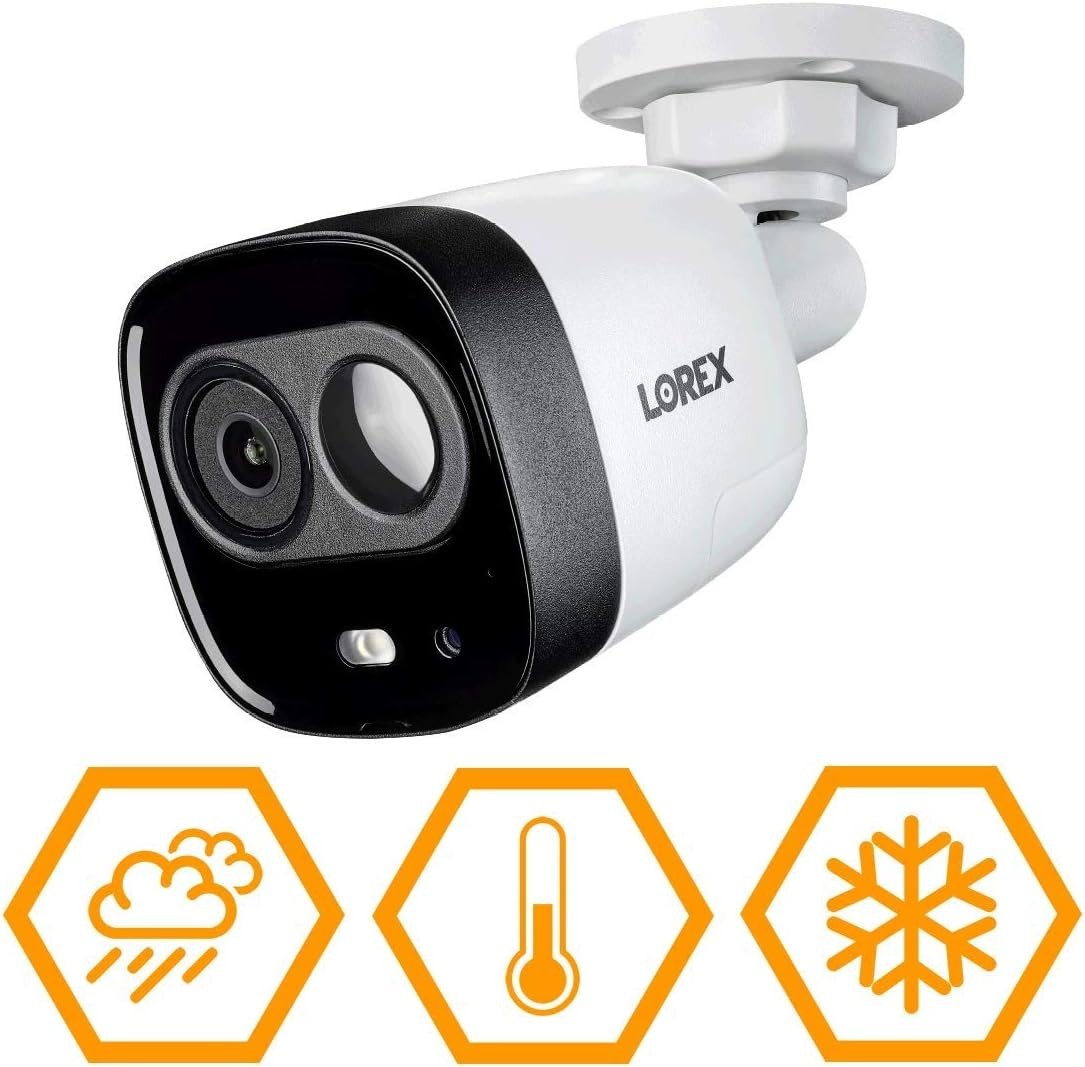 Lorex C241DA-Z 1080p HD Active Deterrence Security Camera+ 60ft Cable
