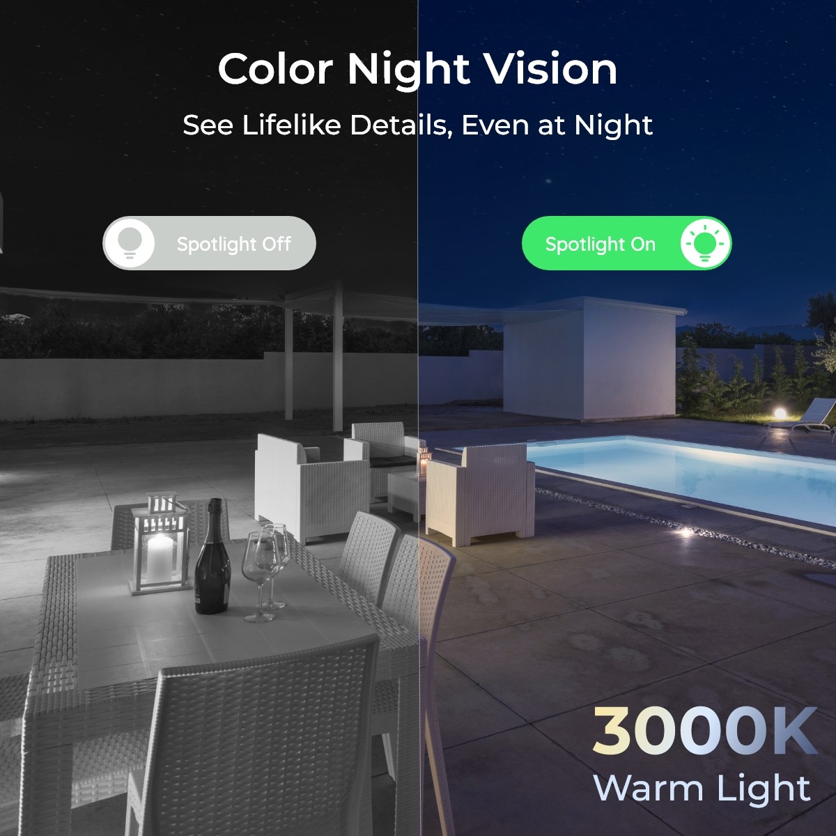 Reolink 8MP PoE System 8CH 2TB HDD NVR Color Night IK10 Security Camera