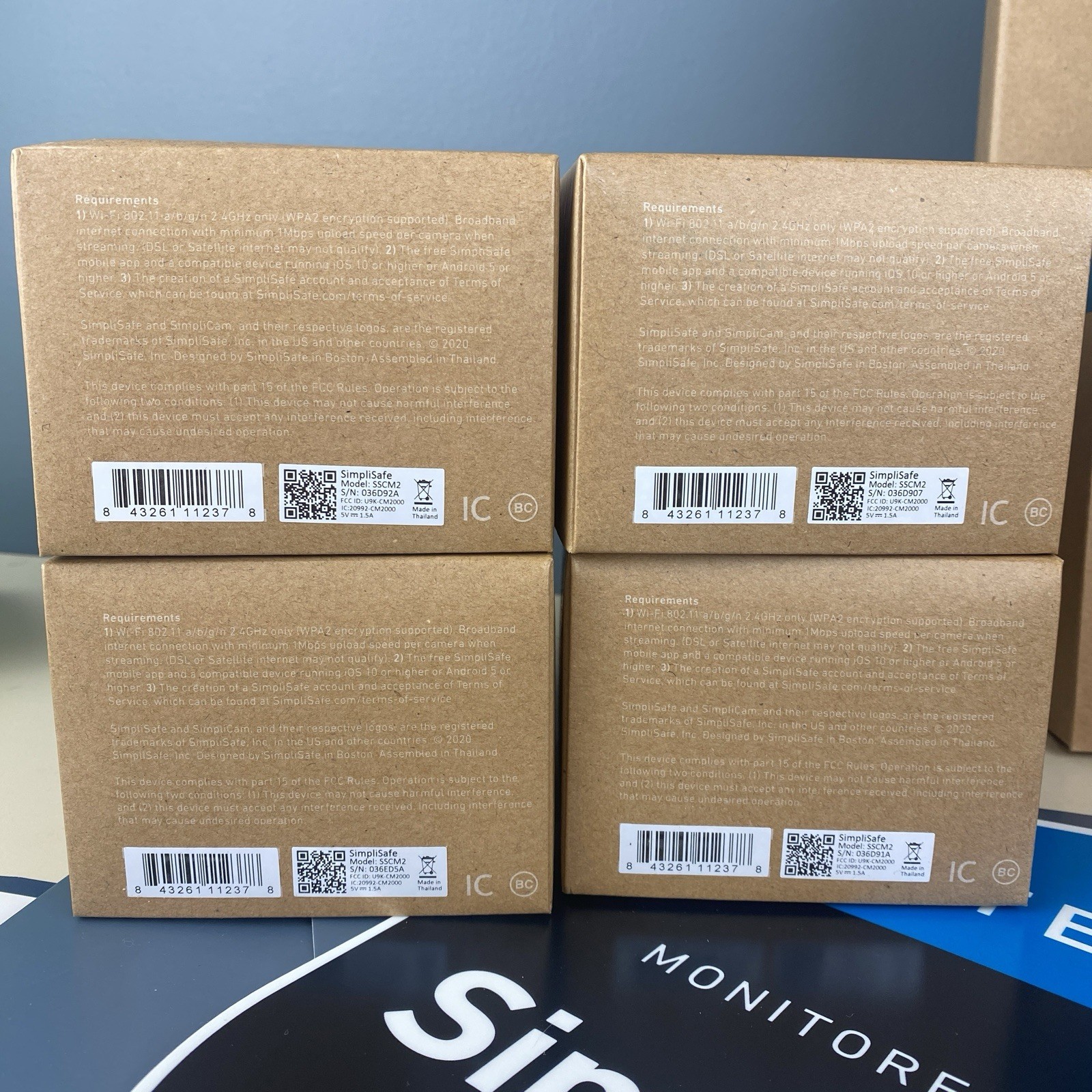 SimpliSafe Home Security System Bundle Lot – Cameras, Sensors, Siren, Keypad
