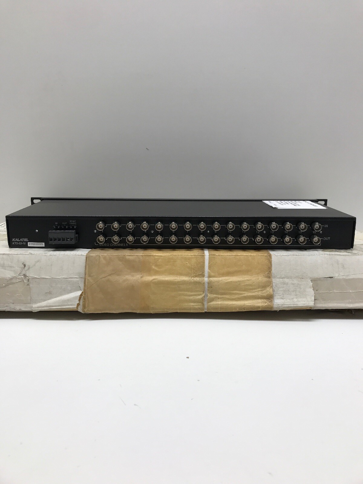 GE Kalatel KTS-53-16 16-Channel Master Time / Date Title Generator (wrs)