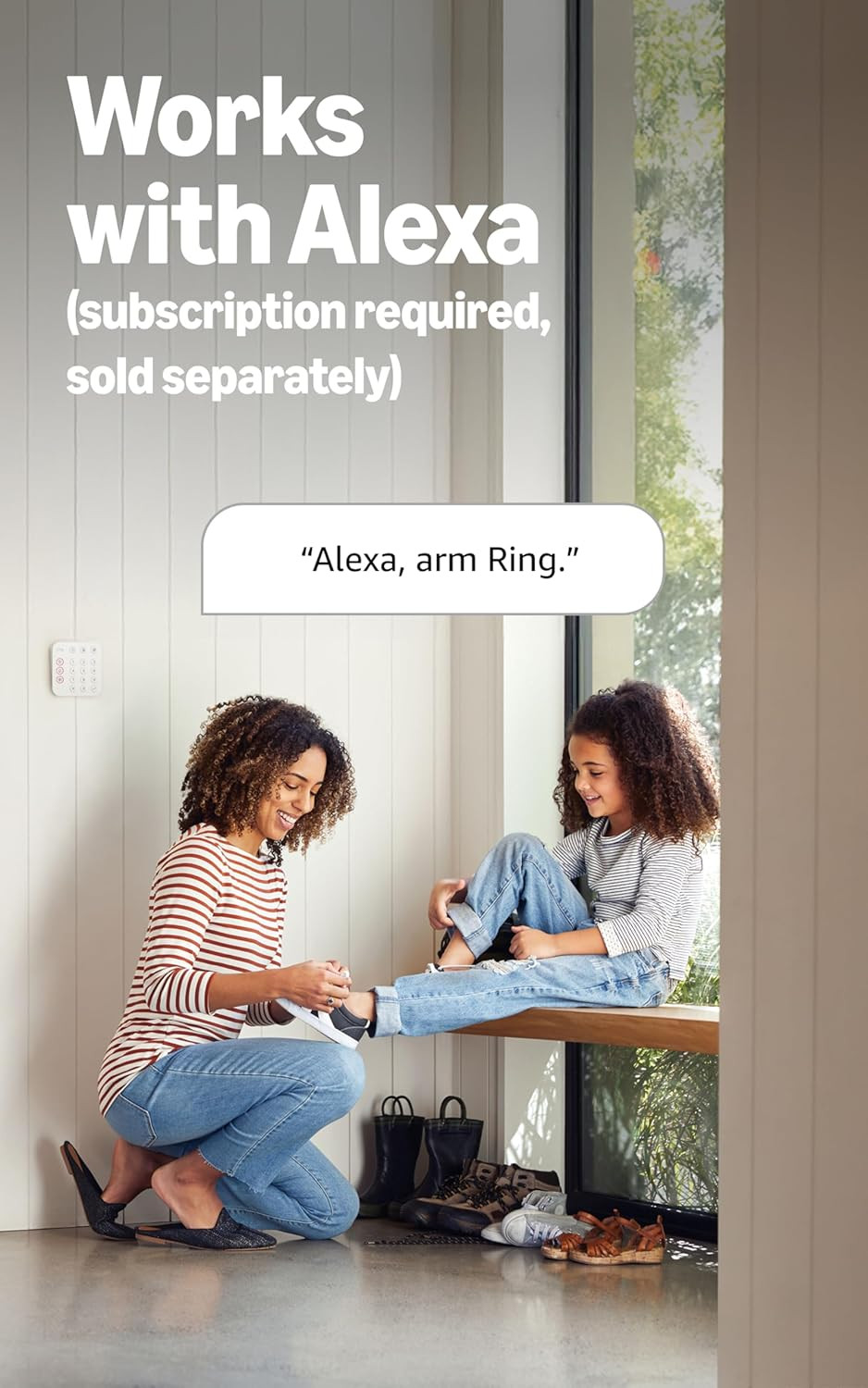 Alarm 5-Piece Kit (Newest Model), Wireless Smart Home or Business Security Syste