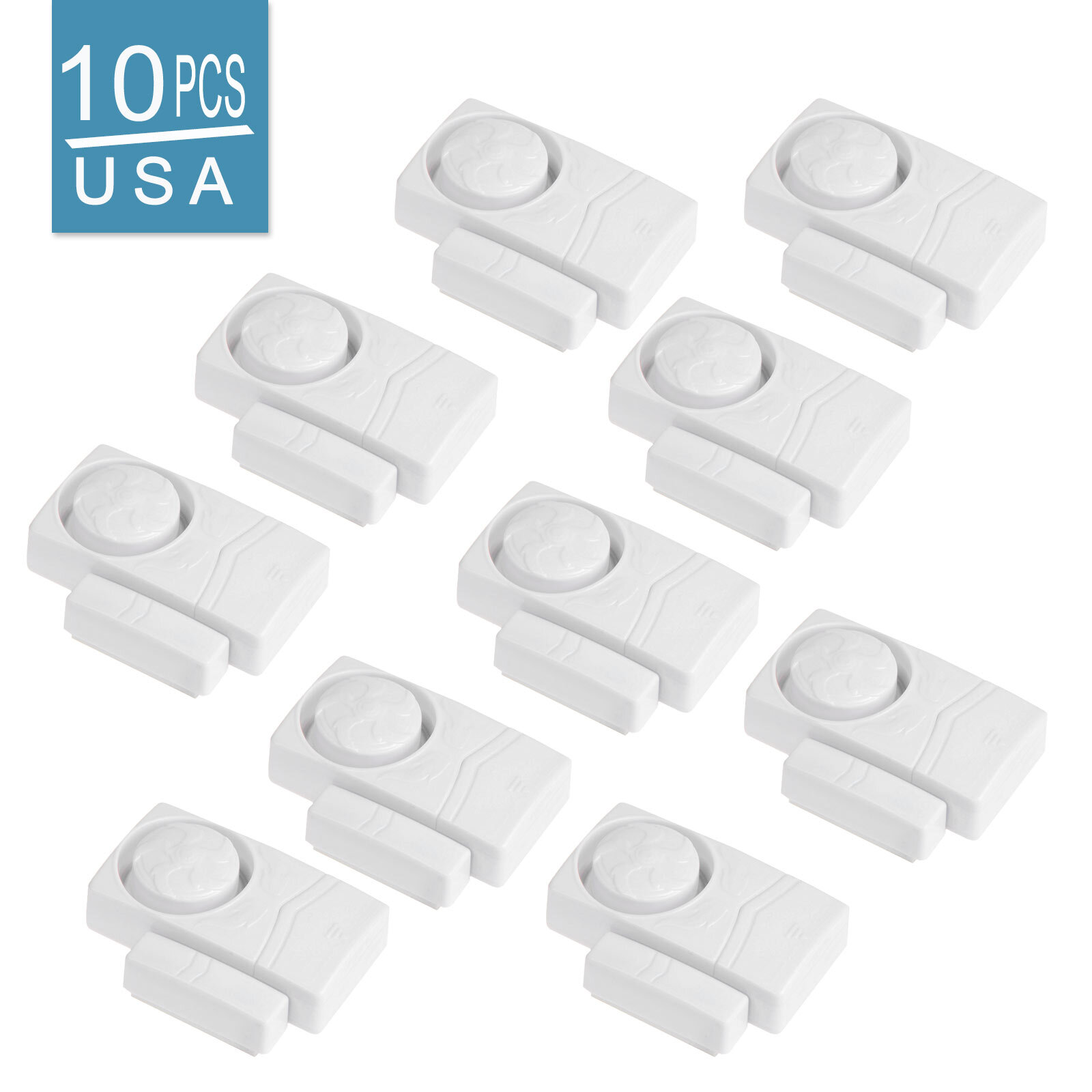 Wireless Door Window Burglar Alarm Magnetic Sensor Security Anti-Theft 10Pack US