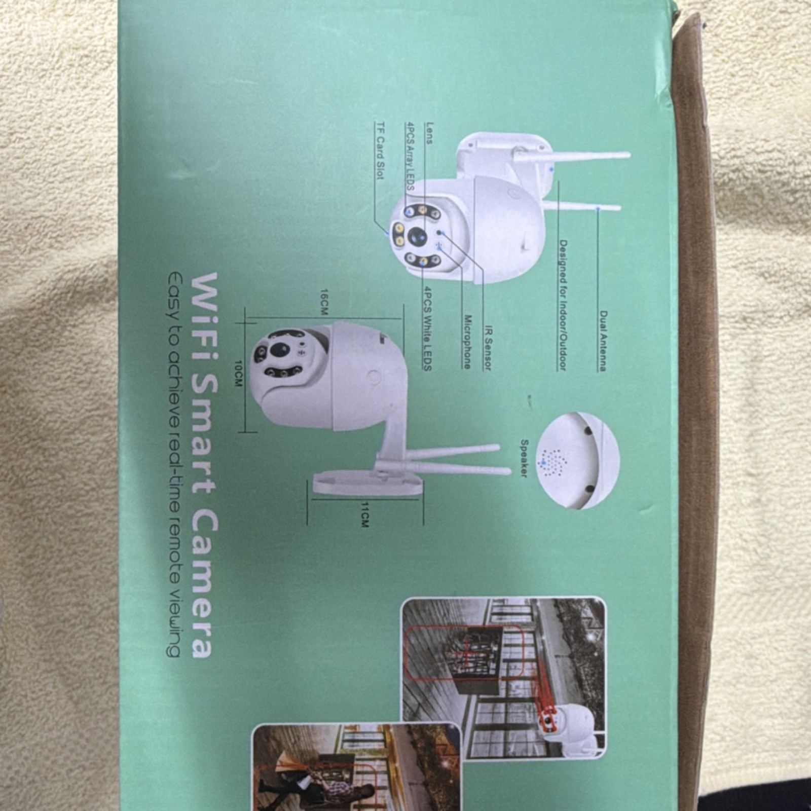 SOULLIFE SL-01 Wi-Fi IP Camera Smart Security System Night Vision IP66 White