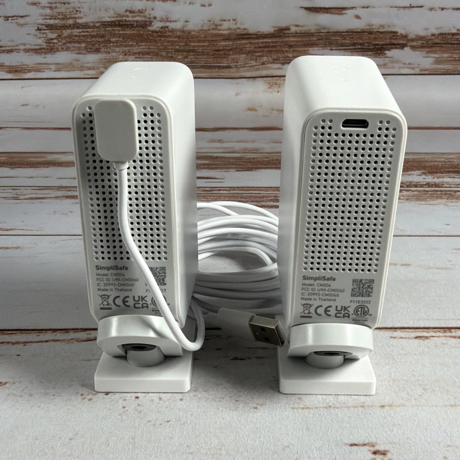 Authentic SimpliSafe CM006 Indoor Camera 2-Pack Bundle Tested Works