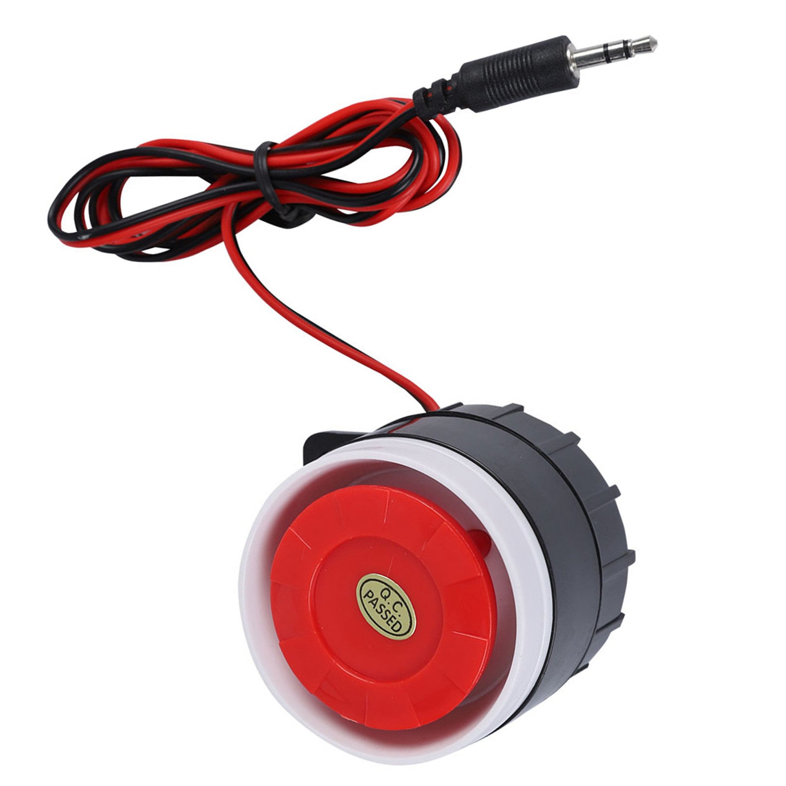 120dB DC 12V Mini Red Wired Horn Siren Sound Alarm System Warning Horn For H NEW