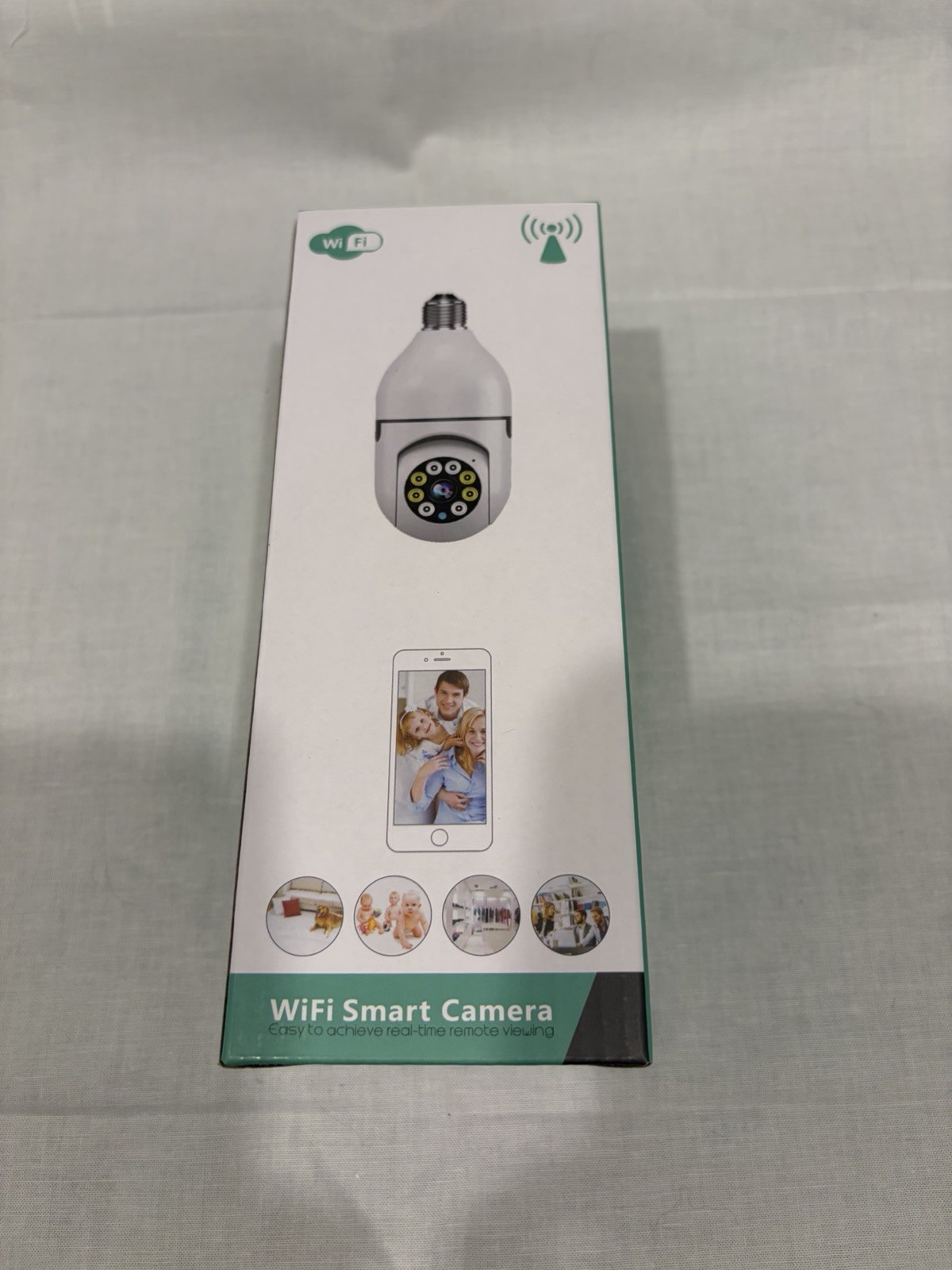 Wi-Fi Smart Bulb Camera night camera inside outside security supervision video