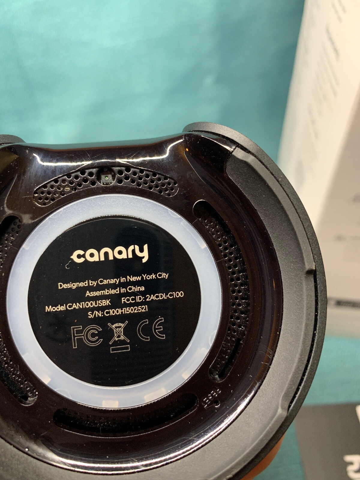 Canary All-in-One Home Security Device, Black Used Free Shipping