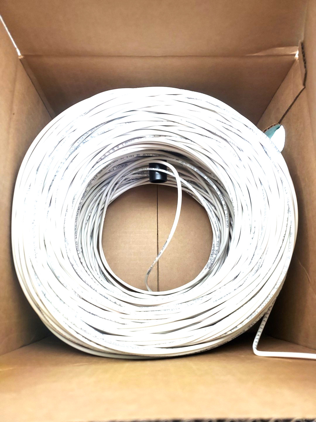 Genesis 1000 Ft. (304.8 m) 18/2 Stranded Plenum OR FT6 Cable, White 31141112