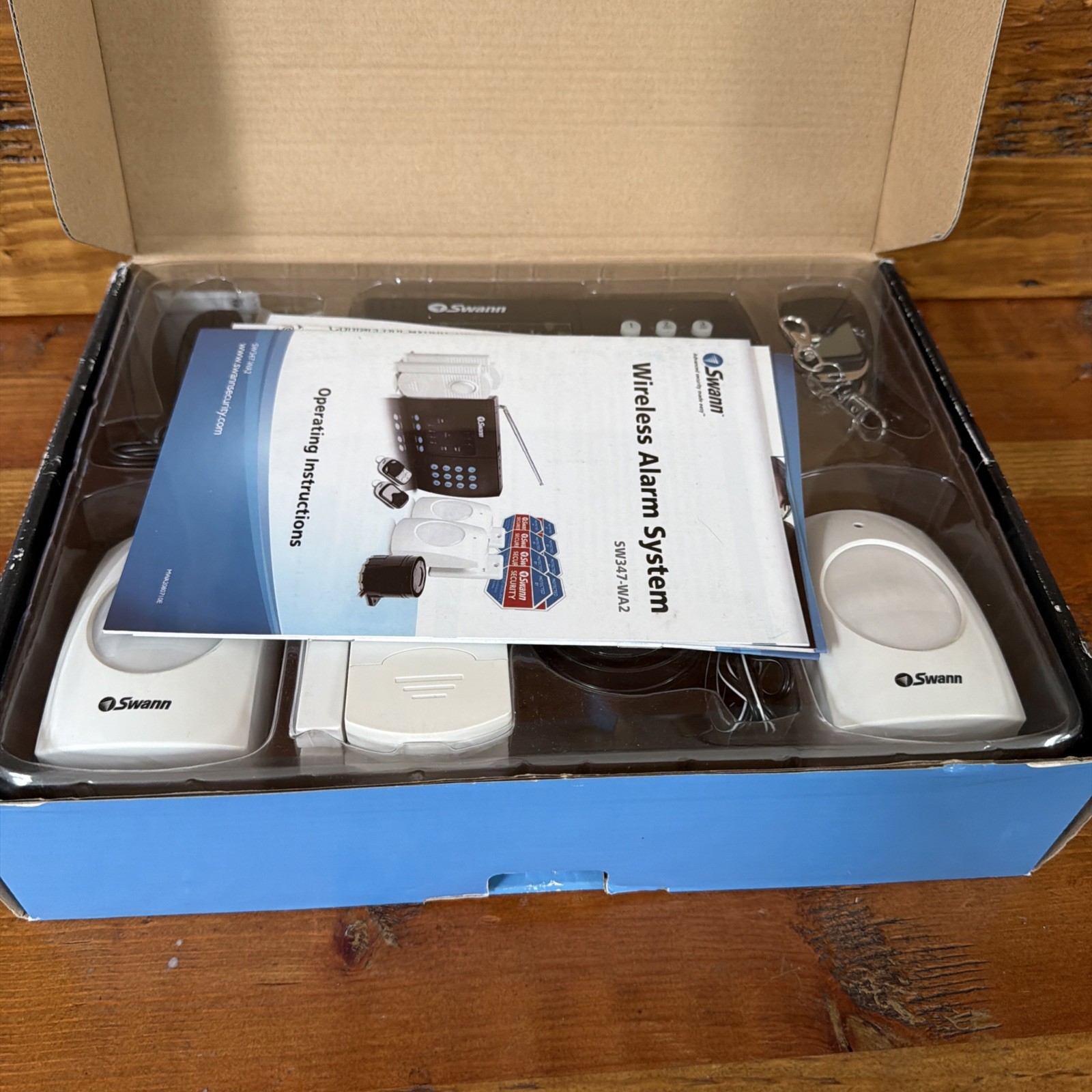 Swann Home Wireless Alarm System SW347 – WA2-RS New Open Box