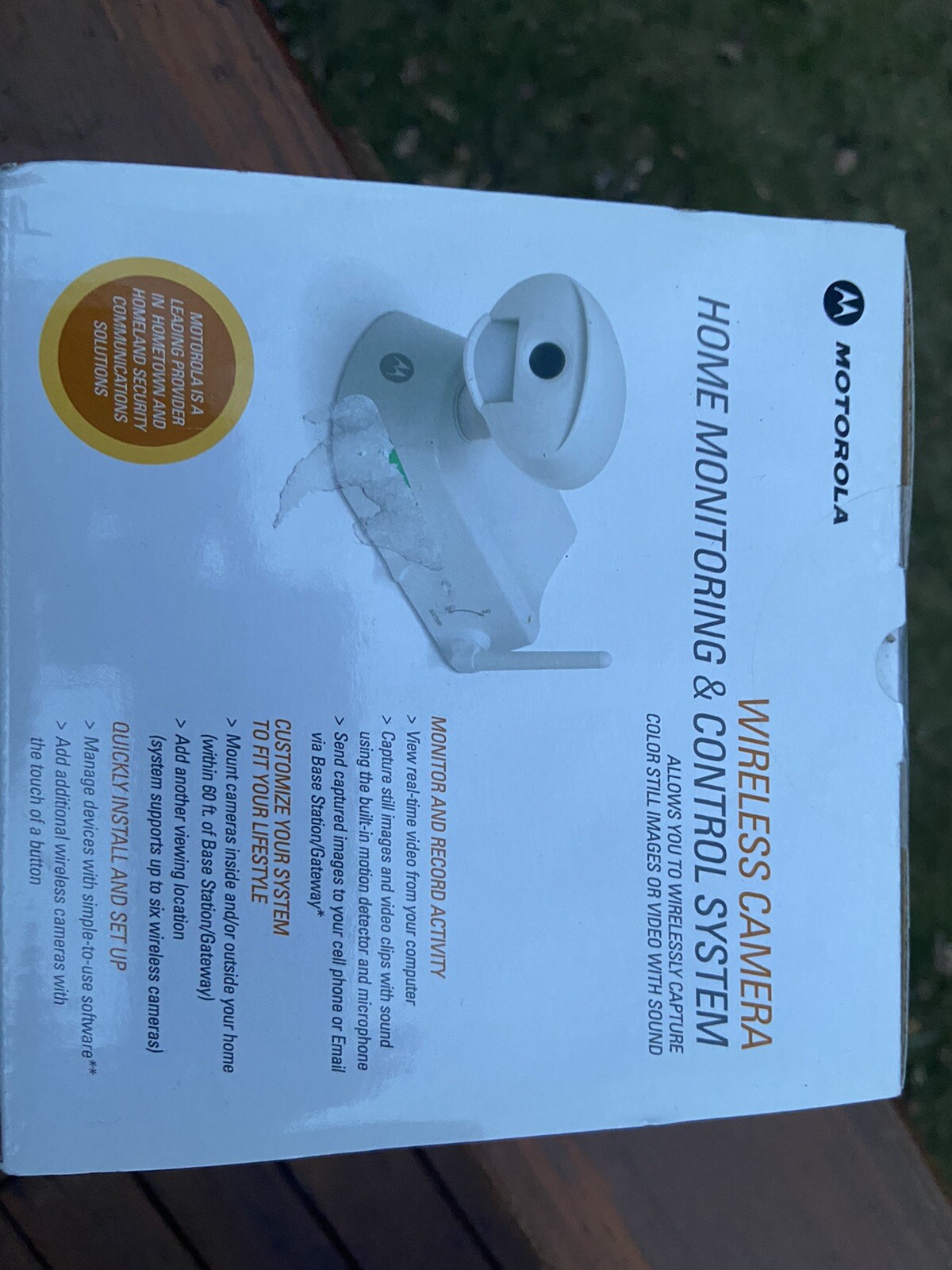 Motorola HMWL-1010 Home Monitoring & Control System Wireless Camera NEW Sealed