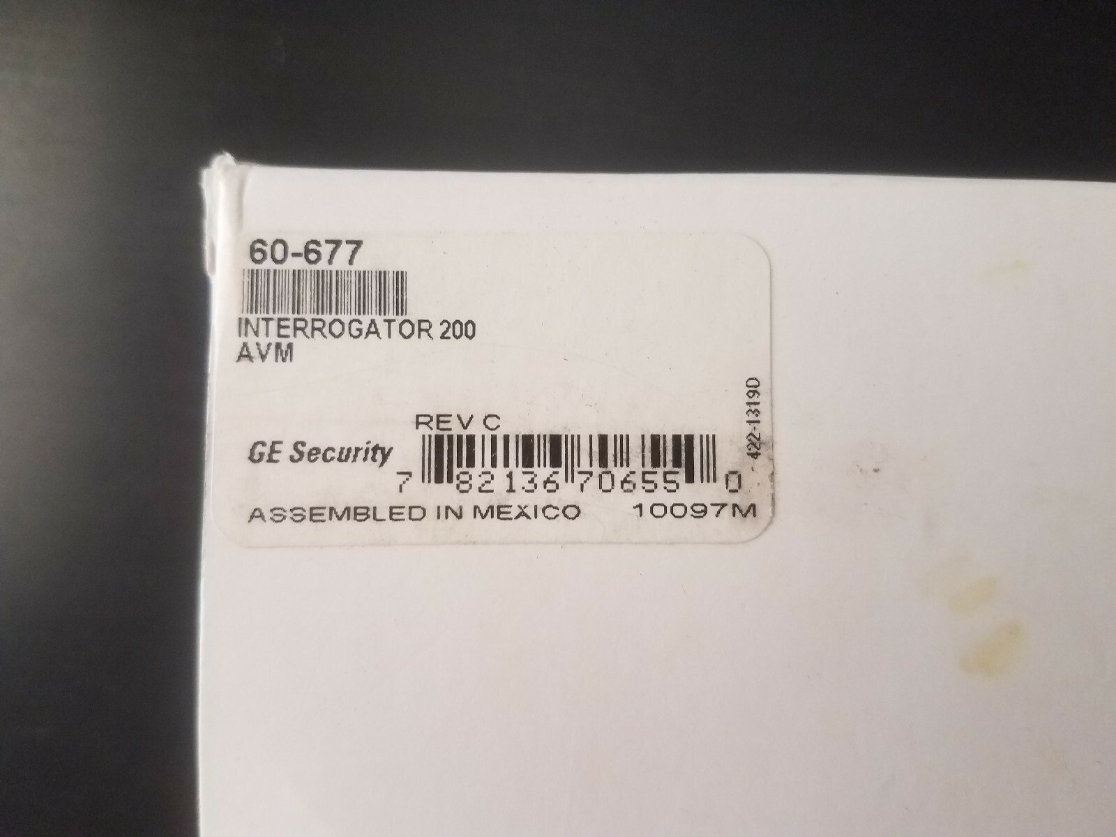 GE SECURITY 60-677 INTERROGATOR AUDIO VERIFICATION MODULE 2 WAY AVM CONCORD
